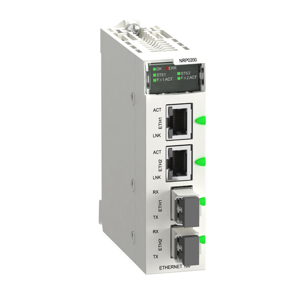 BMXNRP0201 New Modicon Fiber Converter MM/LC 2CH 100Mb